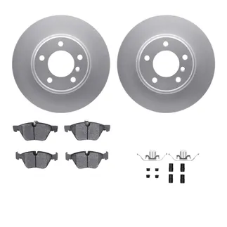 R1 Concepts WDWH1-31058 Brake Rotor- Carbon Coated W/ Ceramic Pads & Hdw